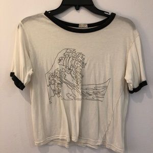 Brandy Melville Wave Graphic Tee